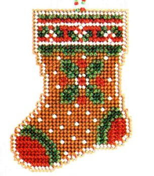 Gingerbread Stocking MH21-2112 / Пряничный сапожок