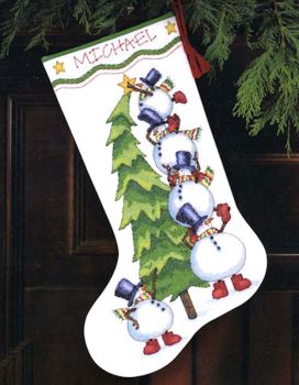 Trimming the Tree Stocking 8820 / Сапожок Украшение ёлки