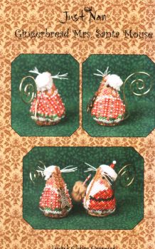Gingerbread Mrs. Santa Mouse / Пряничная миссис Санта-Маус