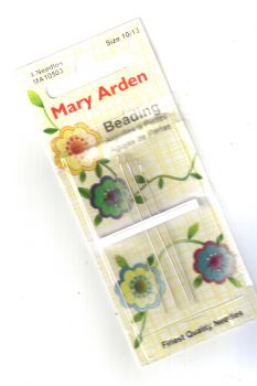 Бисерные иглы Mary Arden 10-13 размер