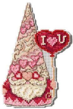 Gnome with Heart JS20-2511 /  Гном с сердцем