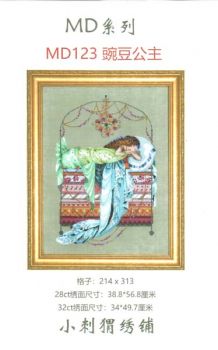 Mirabilia Sleeping princess MD123 / Спящая принцесса (без основы)