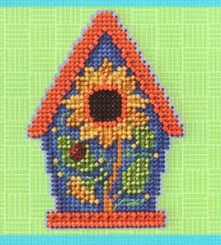 Painted Birdhouse MH18-2615 / Раскрашенный скворечник (магнит)