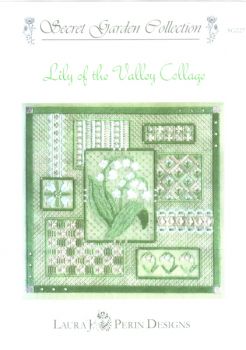Lily of the Valley Collage  FB44 SG027 / Коллаж из ландыша (с основой)