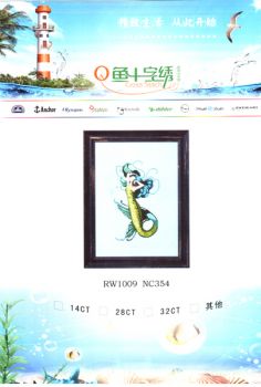 Anlarclic Ocean Mermaid RW1009 NC354 / Древняя океанская русалочка (без основы)